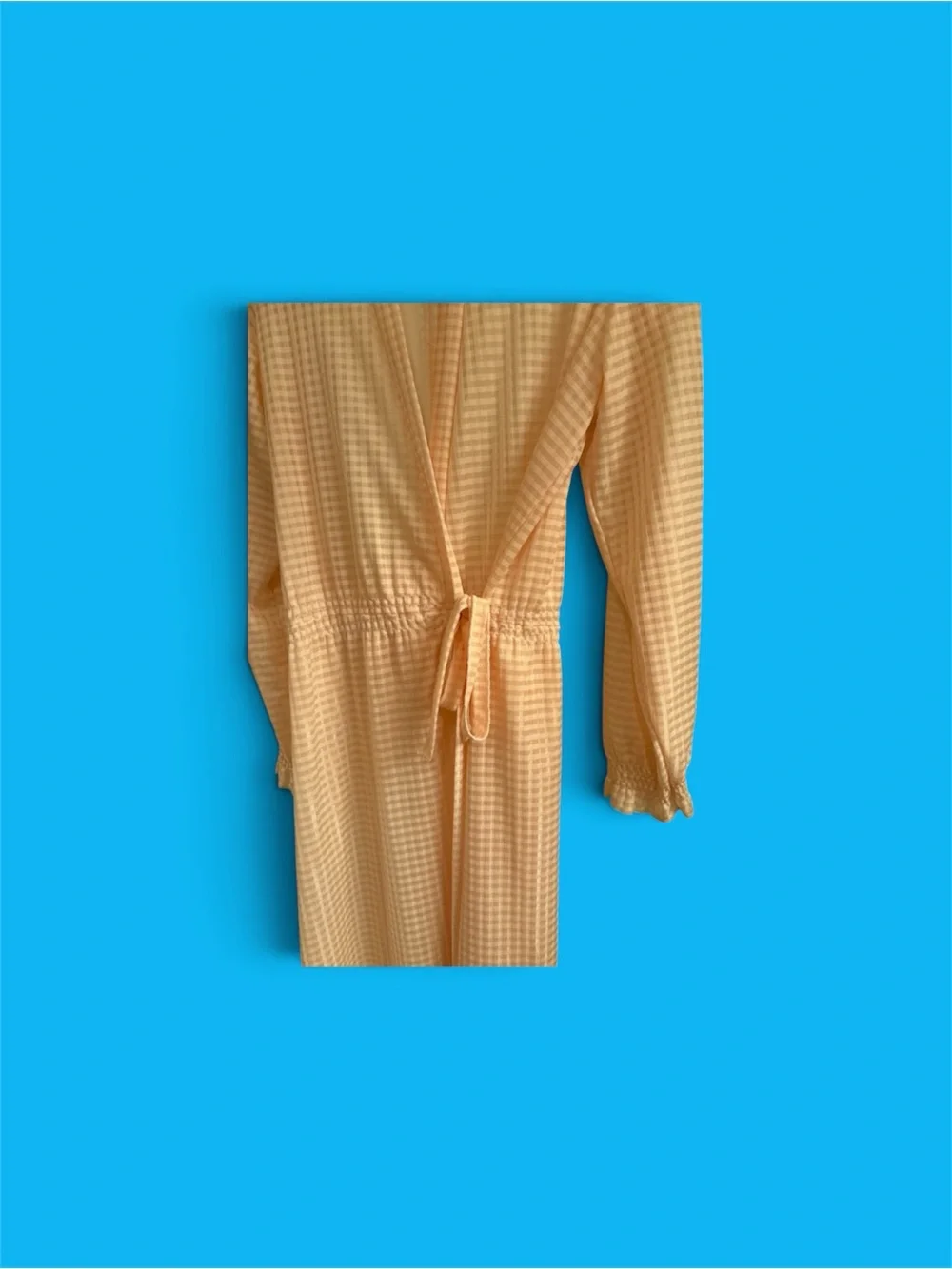 Women's Peach Long Sleep Nightgown & Robe